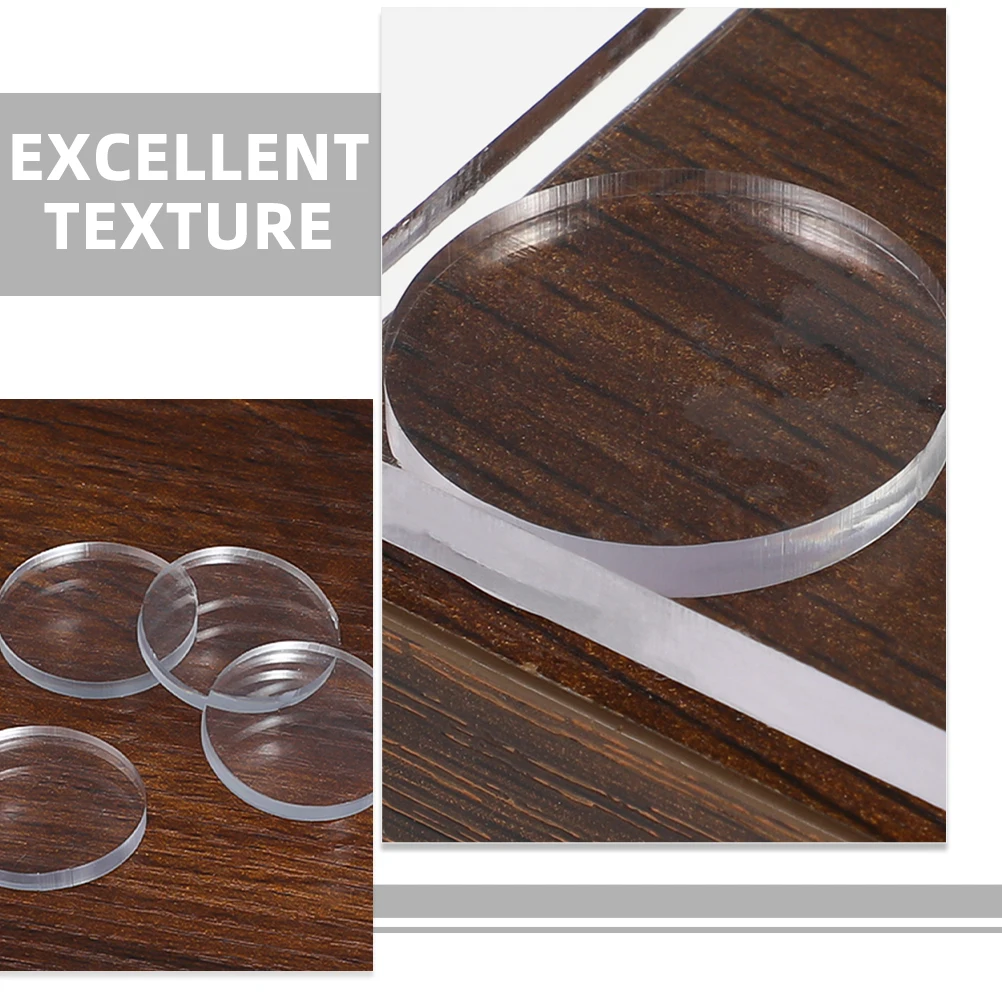 

12Pcs Anti Slip Glass Spacers Clear Rubber Bumpers Non Adhesive Glass Tabletop Protectors Durable PP Material Antislip Spacer