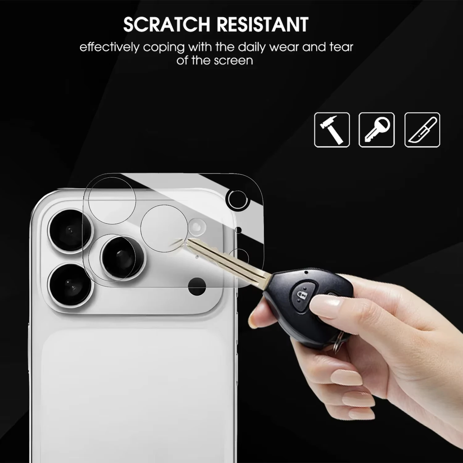 Tempered Glass Camera Lens Protector For iPhone 17 Pro 14 15 13 11 12 16 Pro Max Air Plus Mini Rear Lens Protective Cover Film view 5