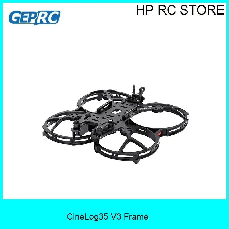 

GEPRC GEP-CL35 V3 3.5" FPV Frame Kit 142mm, O4 Air Unit Pro Compatible 25.5mm Stack for Cinewhoop Quadcopter Parts