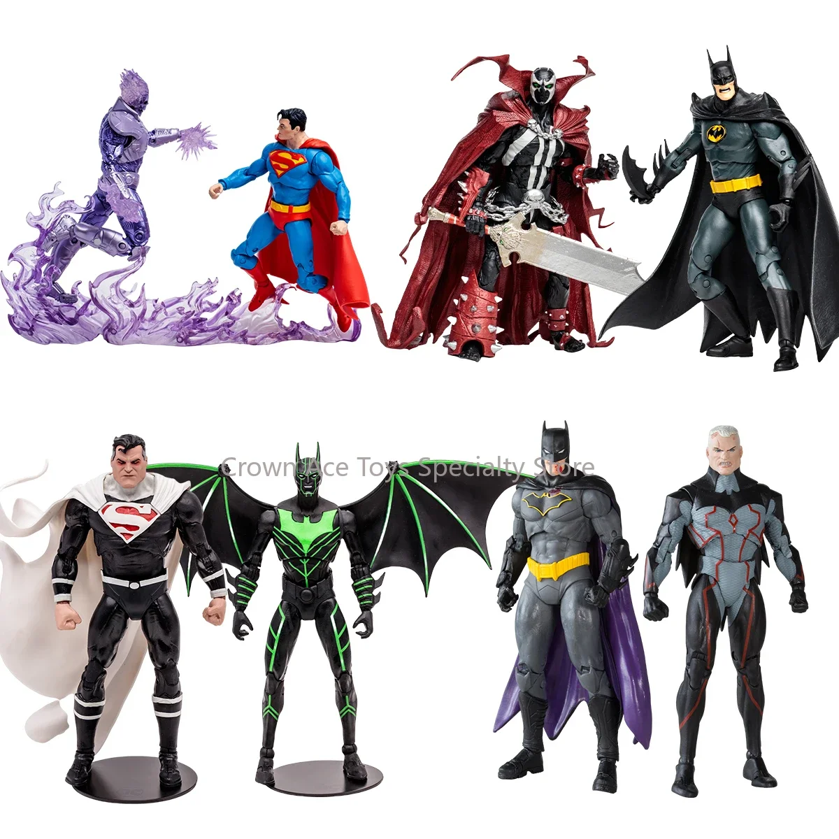 

DC Multiverse Gold Label Atomic Skull Superman Spawn Batman Beyond Justice Lord Superman Omega Action Figures Trendy Toys Gifts