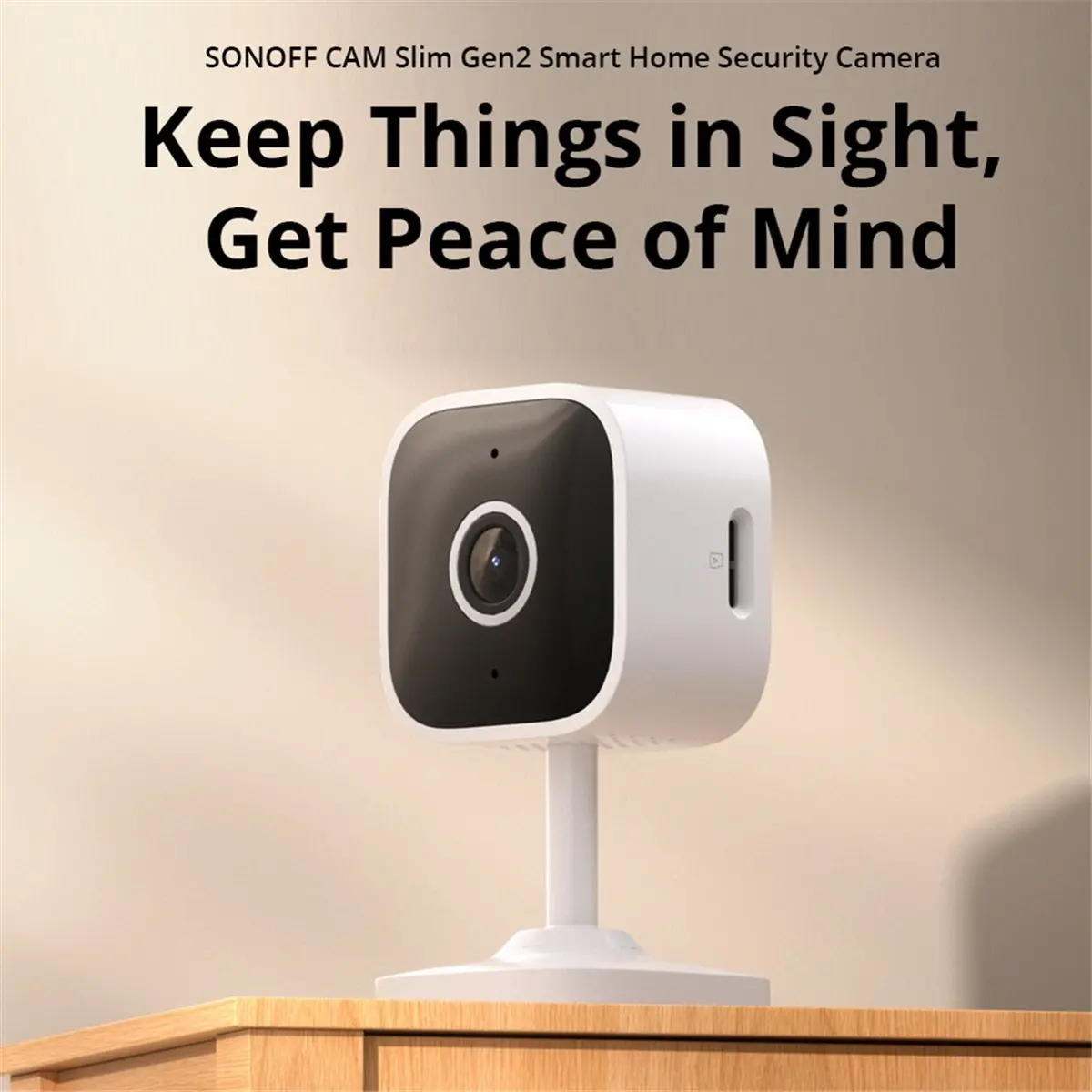 

ABYO CAM Slim Gen2 WiFi Smart Home Security Camera 1080P HD Motion Detection Alert Night Vision Works for / Home