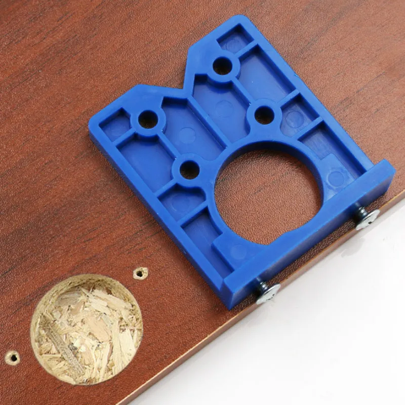 35mm Concealed Hinge Boring Jig Wood Furniture Door Cabinets Hinge Installation Tool Hinge Hole Drilling Guide For Carpentry ABS