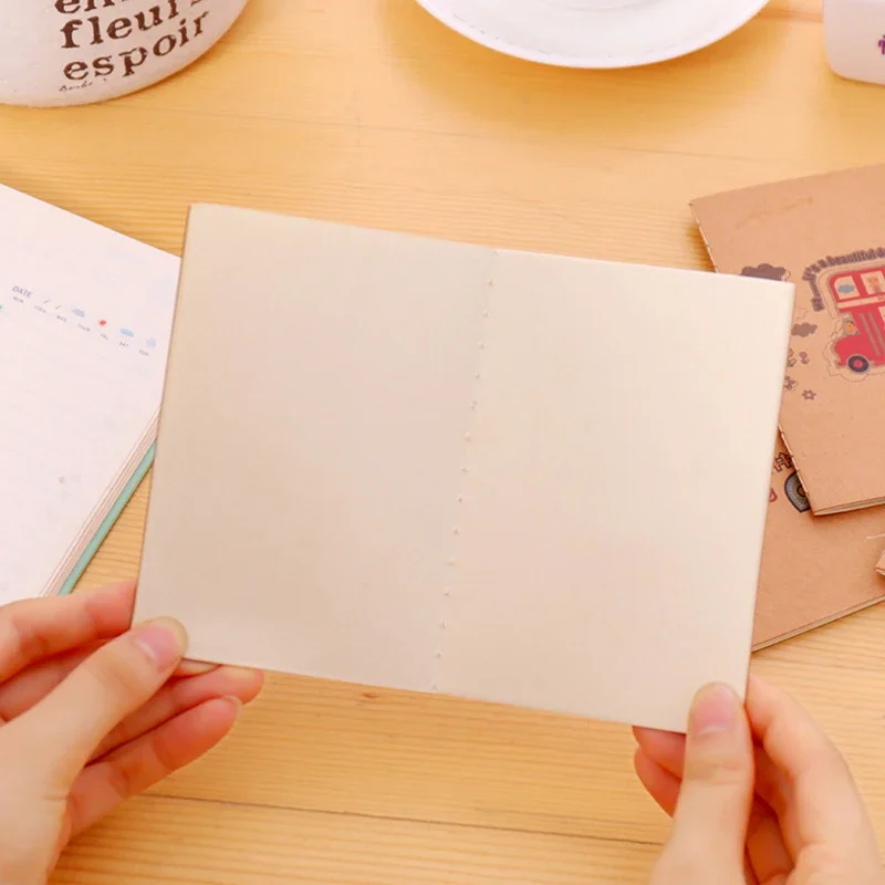 1pcs/lot Blank Inner Page Mini Portable Notebook Small Diary Notebook Stationery student supplies