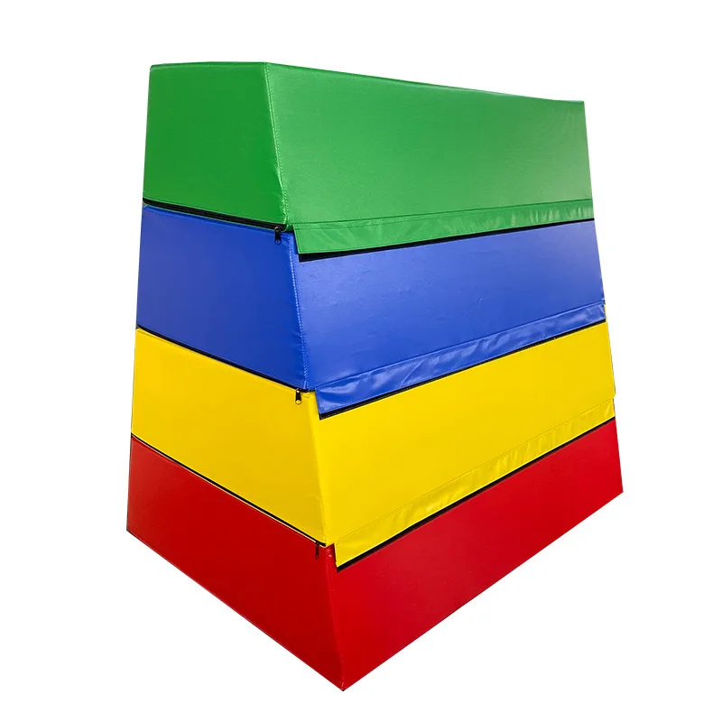 PVC Gymnastics Training Mattress Children's Vaulting Box Jumping Mat
