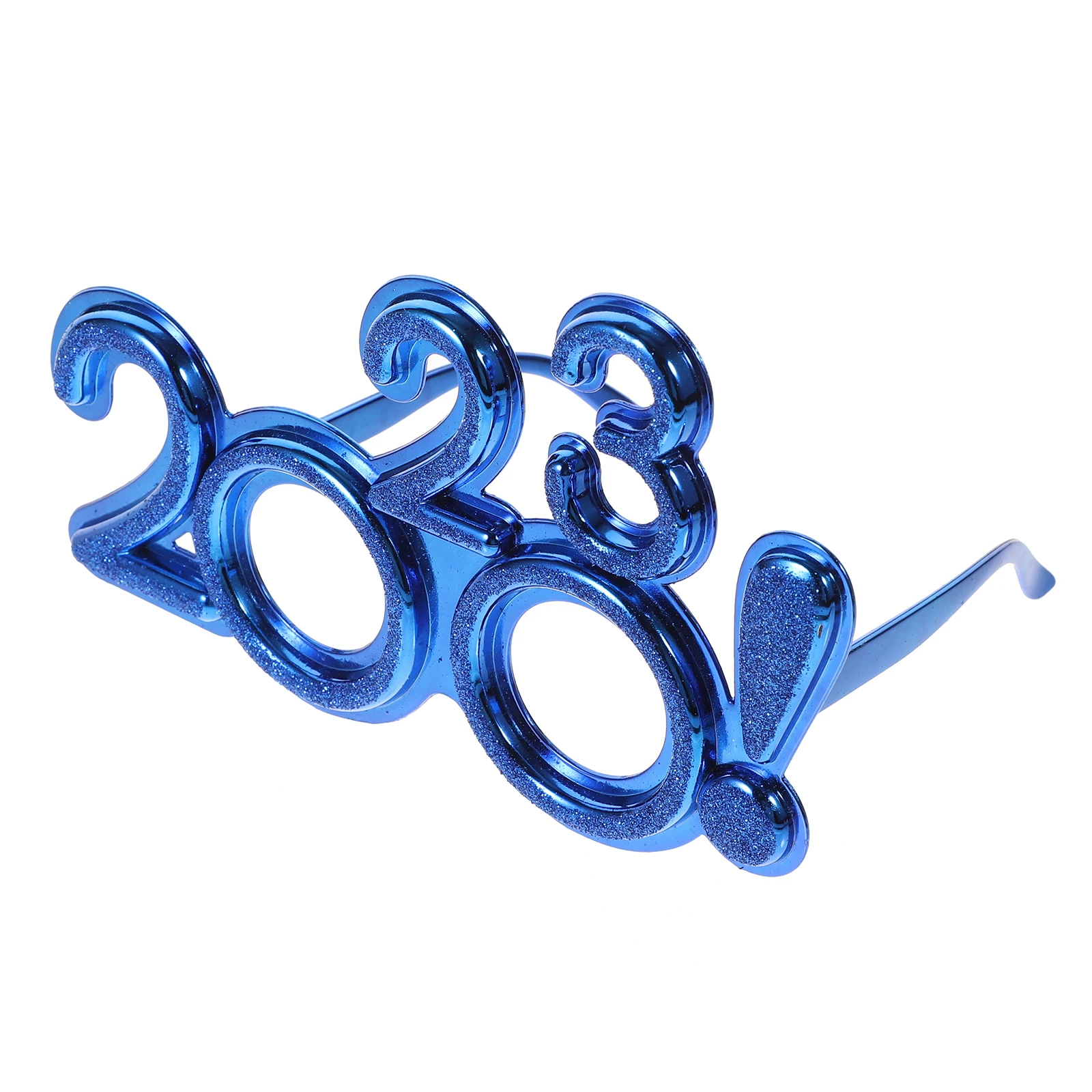 

2023 New Year Party Glasses Creative Plastic Eyewear Bright Color Novel Design Photo Booth Props Fun Sunglasses Cosplay