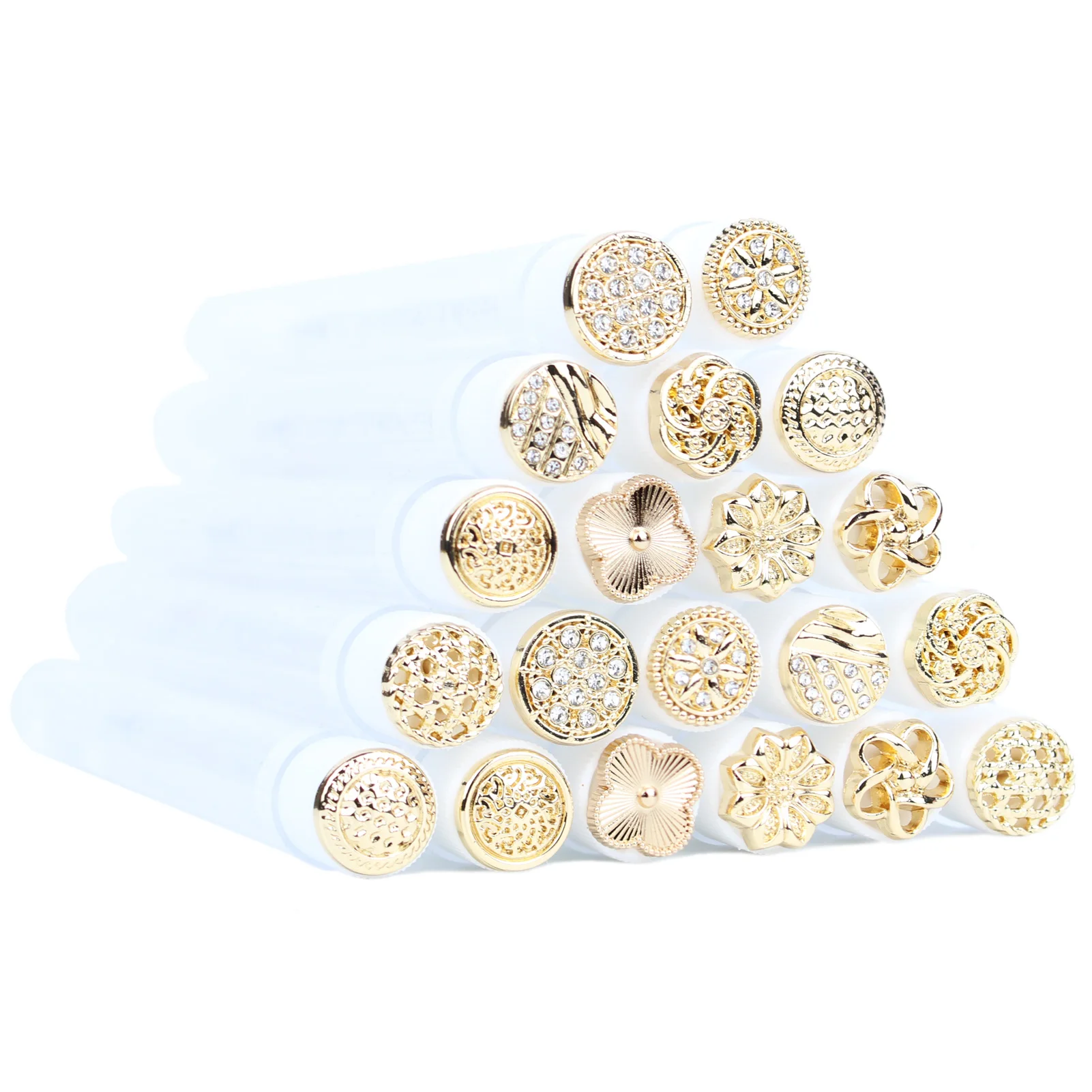 20 pçs varinhas de rímel tubo reutilizável metal chicote carretéis tubo escova de cílios tubos carretéis lash extensão escovas aplicador