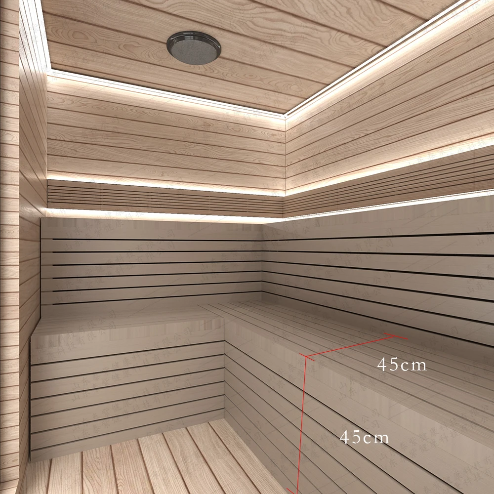 ห้องซาวน่าอบไอน้ำกลางแจ้งสไตล์ดั้งเดิม ดีไซน์ใหม่ ปี 2025 ปรับแต่งได้
