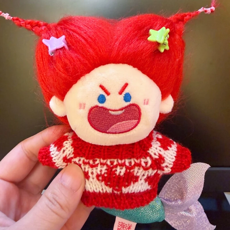 

Original Beauty Explodes Mermaid Series Kawaii Plush Doll Pendant Car Decor Cotton Doll DIY Hair Shaped Girl Festival Gifts