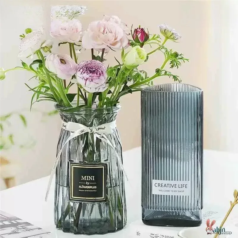 Acrylic Flower Vase Non-Glass Living Room Decorative Items Anti-Fall Large And Small Flower Pot Acrylic Plastic Flower Holder