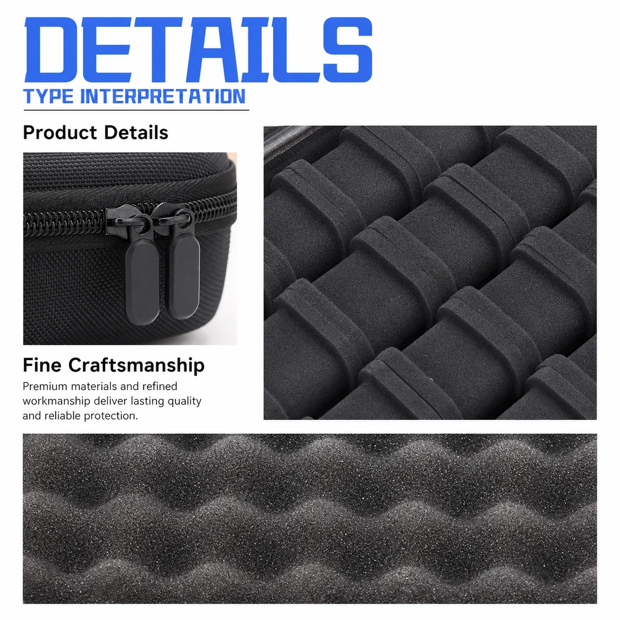 15-Slot Watch Organizer High-Quality Dustproof Watch Bag Portable Watch Box Portable For Bedroom Travel