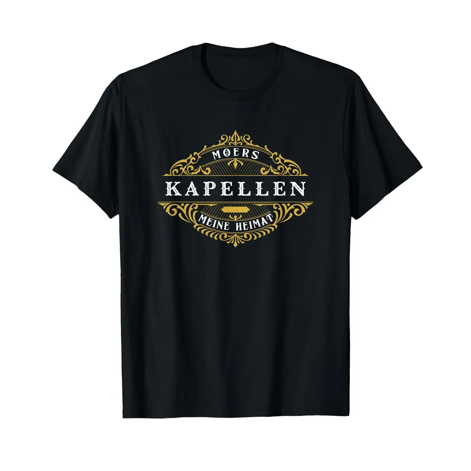 T Shirt with Moers Kapellen Mein Heimat Motif vintage Washed Slightly fashion Versatile Stretched streetwear