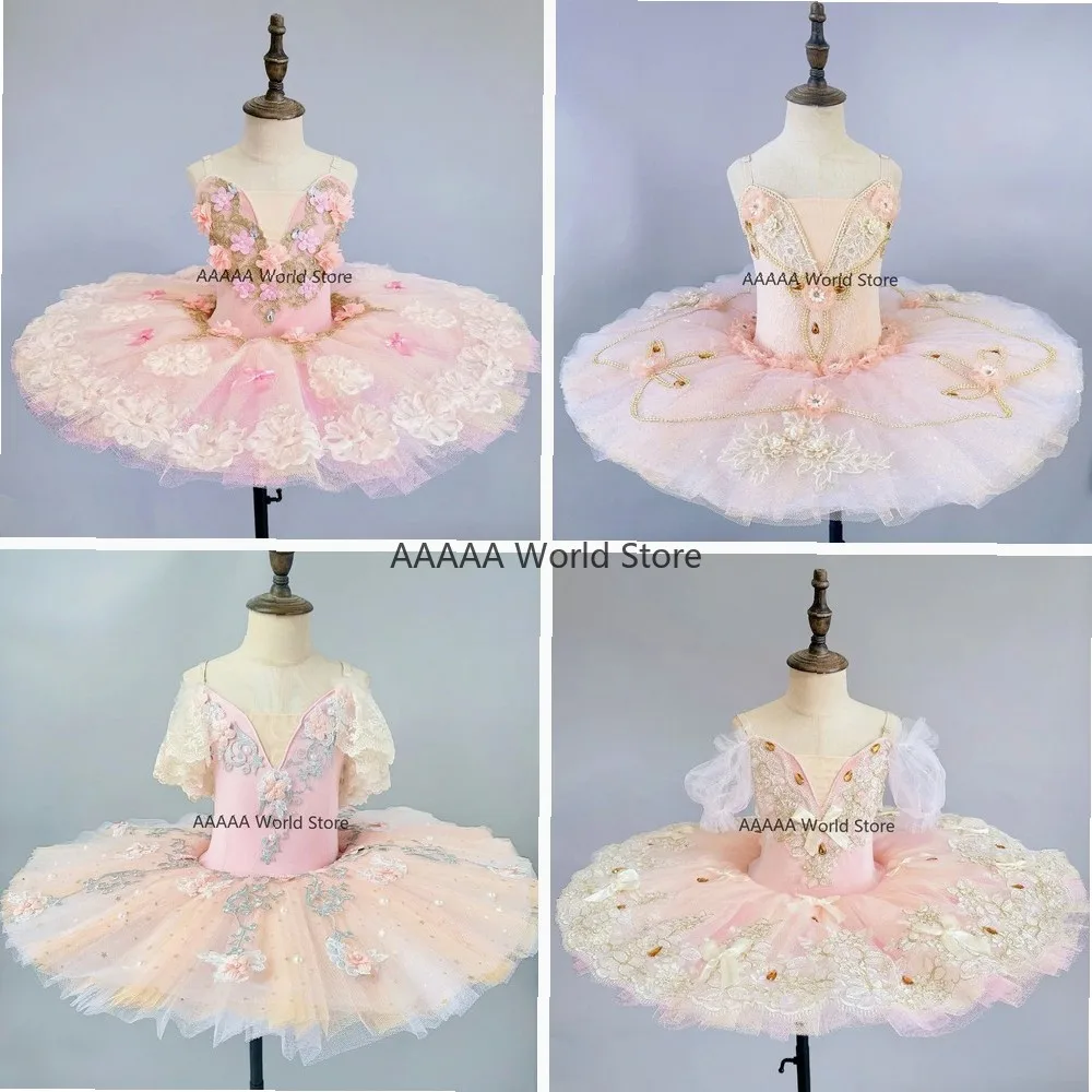 

Girls Ballet Tutu Dress Princess Cosplay Costume Kids Dance Leotard Party Performance Stage Wear