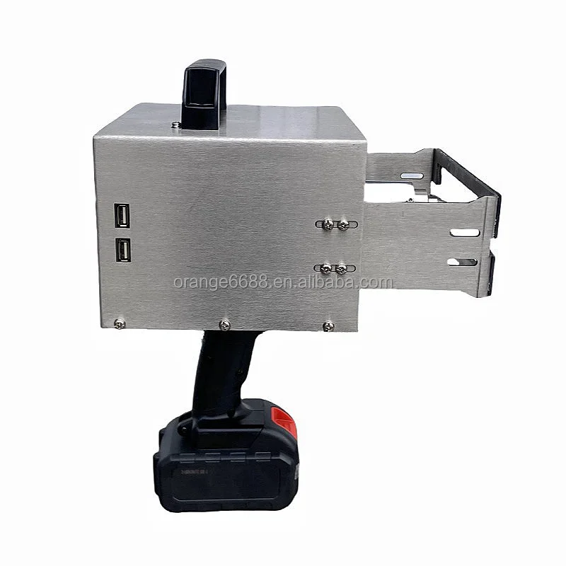 

120*40MM Handheld Marking Machine With Touch Screen Dot Peen Metal Engraving Used For Car And Motorcycle Parts Vin Number