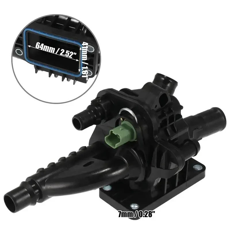 9684588980   1336ax nova carcaça do termostato do líquido refrigerante do motor para citroen c3 c4 c5 peugeot 207 208 308 508