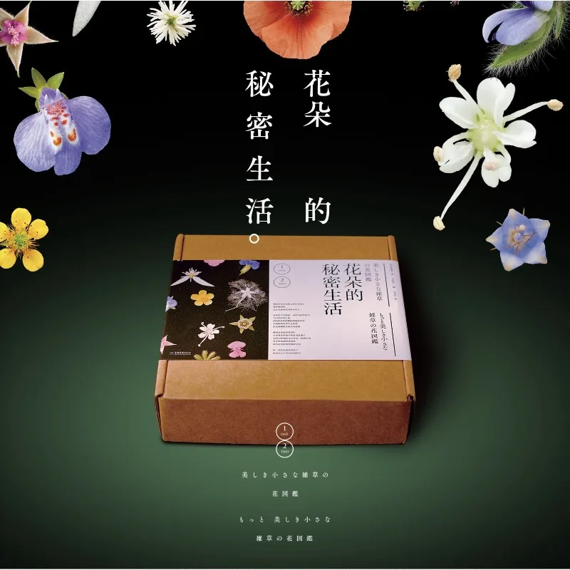2 Books The Secret Life of Flowers Popular Science Books Simplified Chinese Version of A Bestselling Japanese Plant Science Book