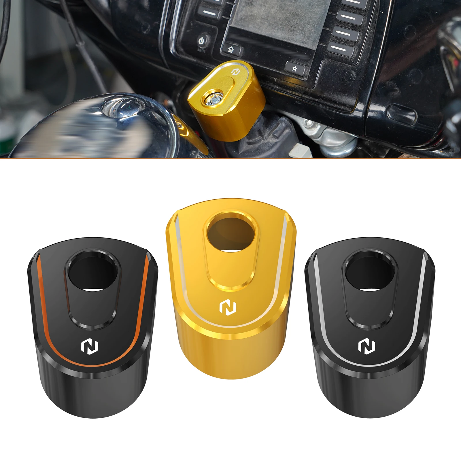 For 2017-2019 Harley Ultra Limited Low FLHTKL Ignition Switch Knob Cover for Harley Ultra Limited FLHTK 2014-2020 2021 2022 2023