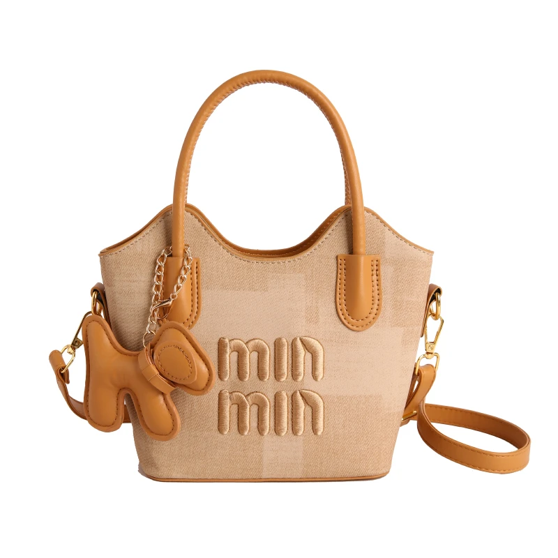 Designer Simple Diaper Bag For Women Minimalist Luxury Leather Crossbody Bag Elegant Vintage Paris Style