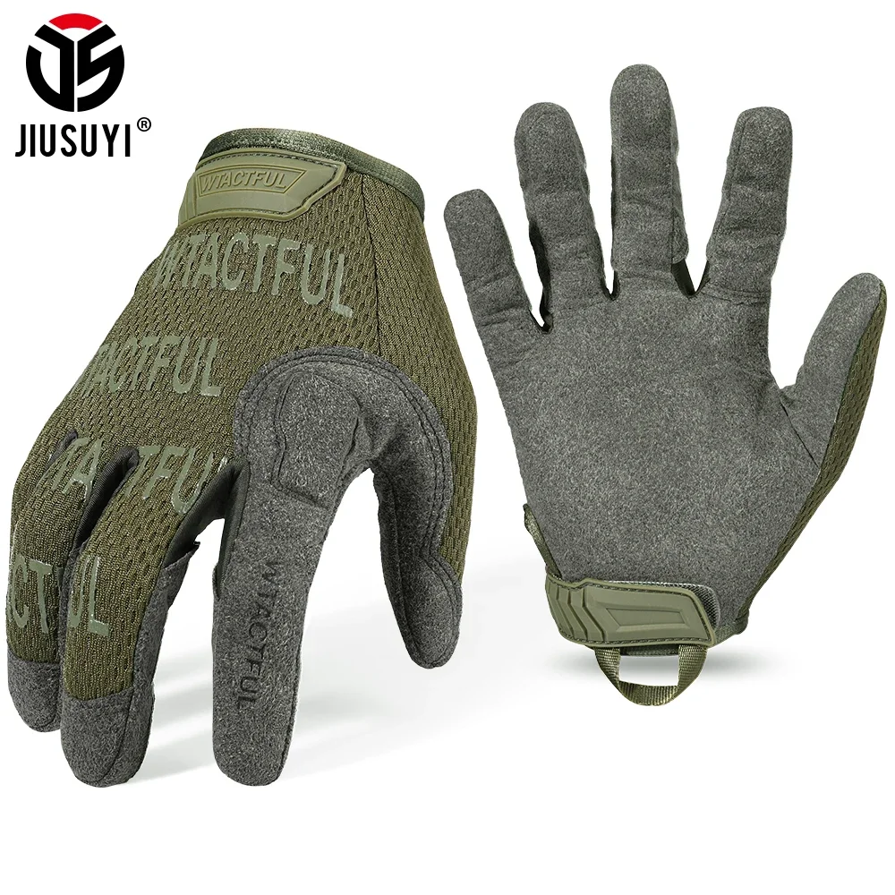 Tactical Gloves Full Finger Glove Paintball Airsoft Shooting Cycling Work Drive Breathable Microfiber Men Mittens