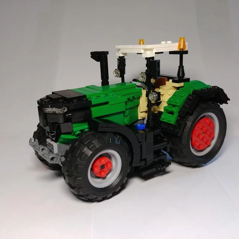 Building Blocks MOC-62936 Farm Tractor Equipment Construction Model Ornament 395PCS Children's Birthday Gifts Christmas Toys