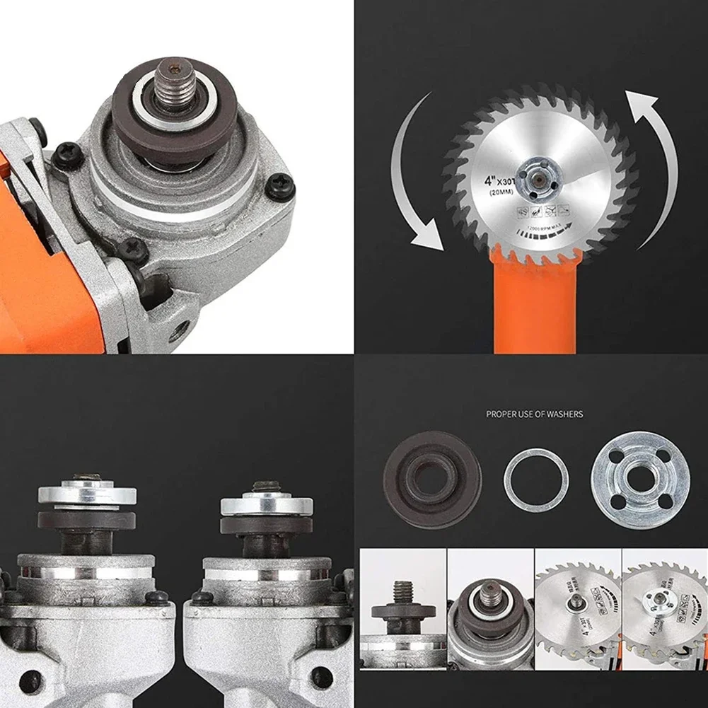 Multidimensione per anello di riduzione della lama per sega circolare Boccola di conversione pratica 16 10mm 32 16mm 32 20mm 32 25 4mm 32 30mm