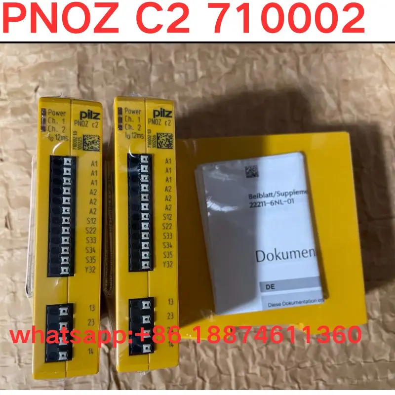 

Brand-new 710002 PNOZ C2 24VDC safety switch relay