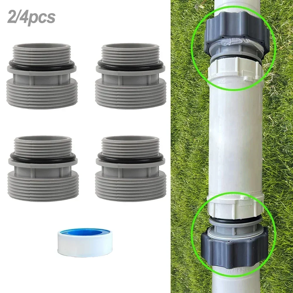40mm To 1 1/2" Filter Hose Conversion Kit Above Ground Pool Adapter Connects Swimming Pool Hose Adapter Connection Nozzle