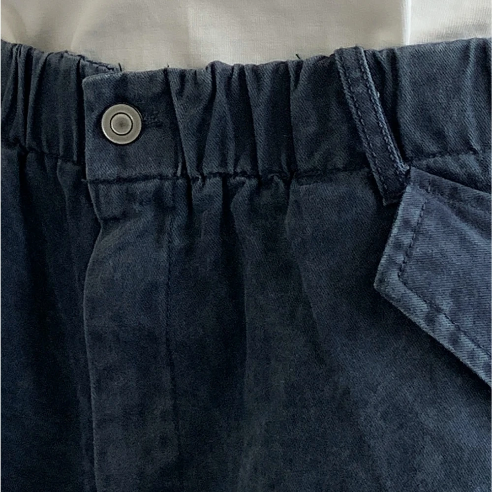 Japońskie letnie neutralne szorty cargo w stylu vintage unisex basic luźny krój casual bawełna wysoka jakość 5 cali szorty męskie damskie