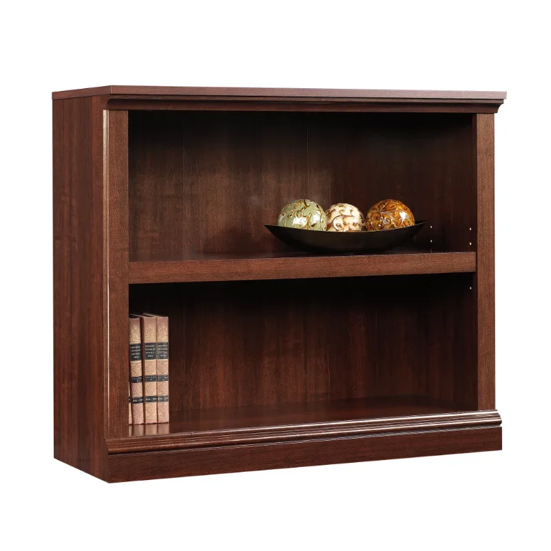 Modern Wooden Shelf Bookcase, Select Cherry Finish