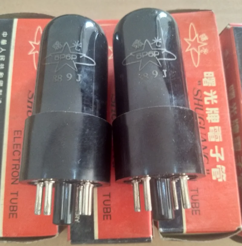 6P6P J level replaces 6N6C 6V6GT Electronic tube 2pcs