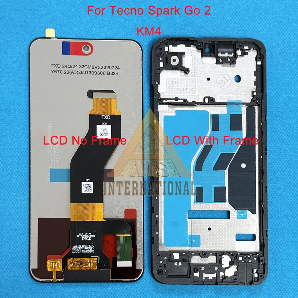 Original For Infinix Tecno Spark Go 2024 BG6 LCD Frame For Spark