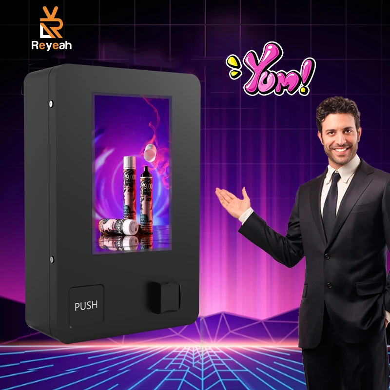آلة بيع خزانة مركز التسوق المدرسية لمدة 24 ساعة مع خدمة ذاتية تلقائية ودفع بطاقة الائتمان تتضمن ملصقًا #2