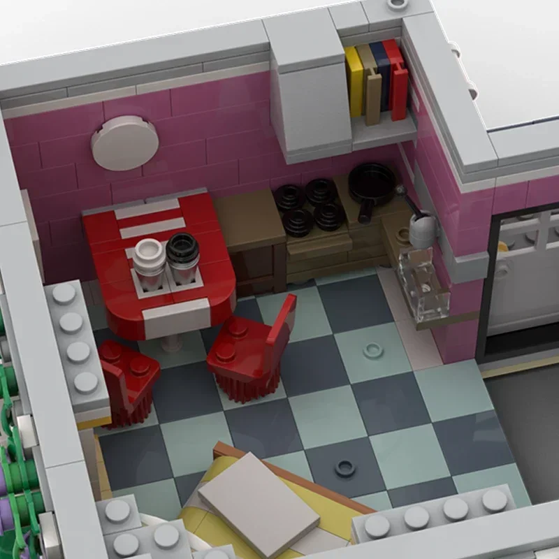 Moc Gebäude Ziegel Street View Modell Stadt Ecke Kunst Galerie Technologie Modulare Block Geschenke Spielzeug Für Kinder DIY Sets Montage