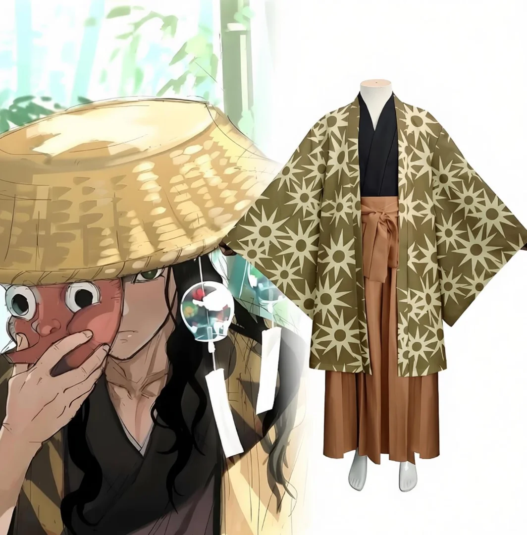 Costume de cosplay Haganezuka Hotaru, ensemble complet, kimono japonais, tenue de forgeron de lames, costume d'anime pour Halloween Carni