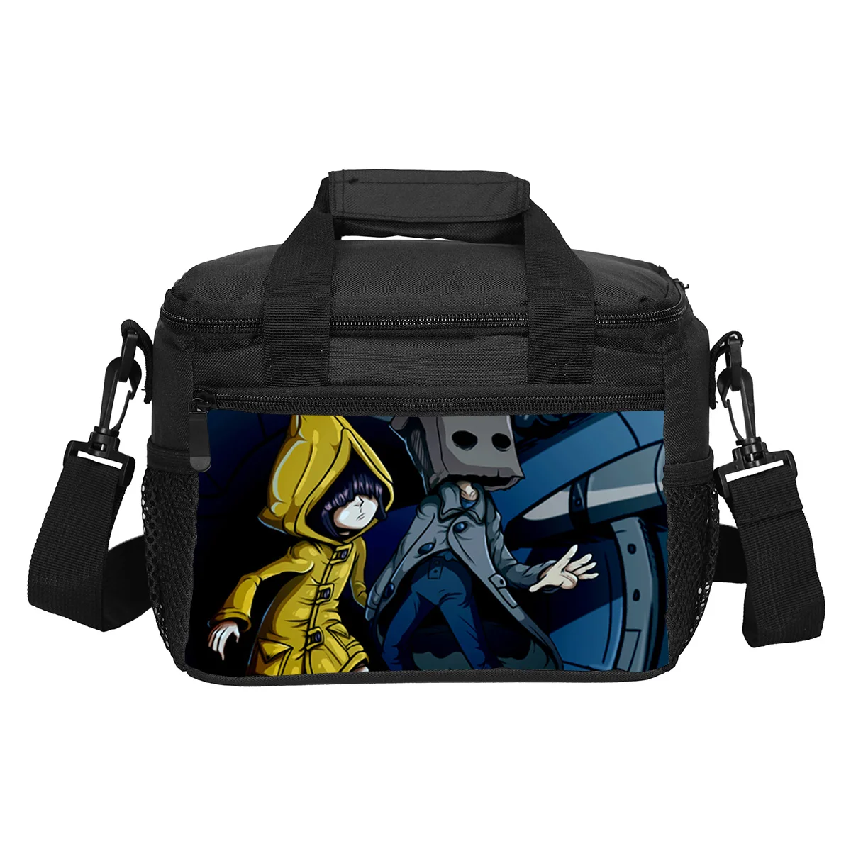 Little Nightmares lunch bag large capacity outdoor picnic lightweight cartoon print new school style for male and female student