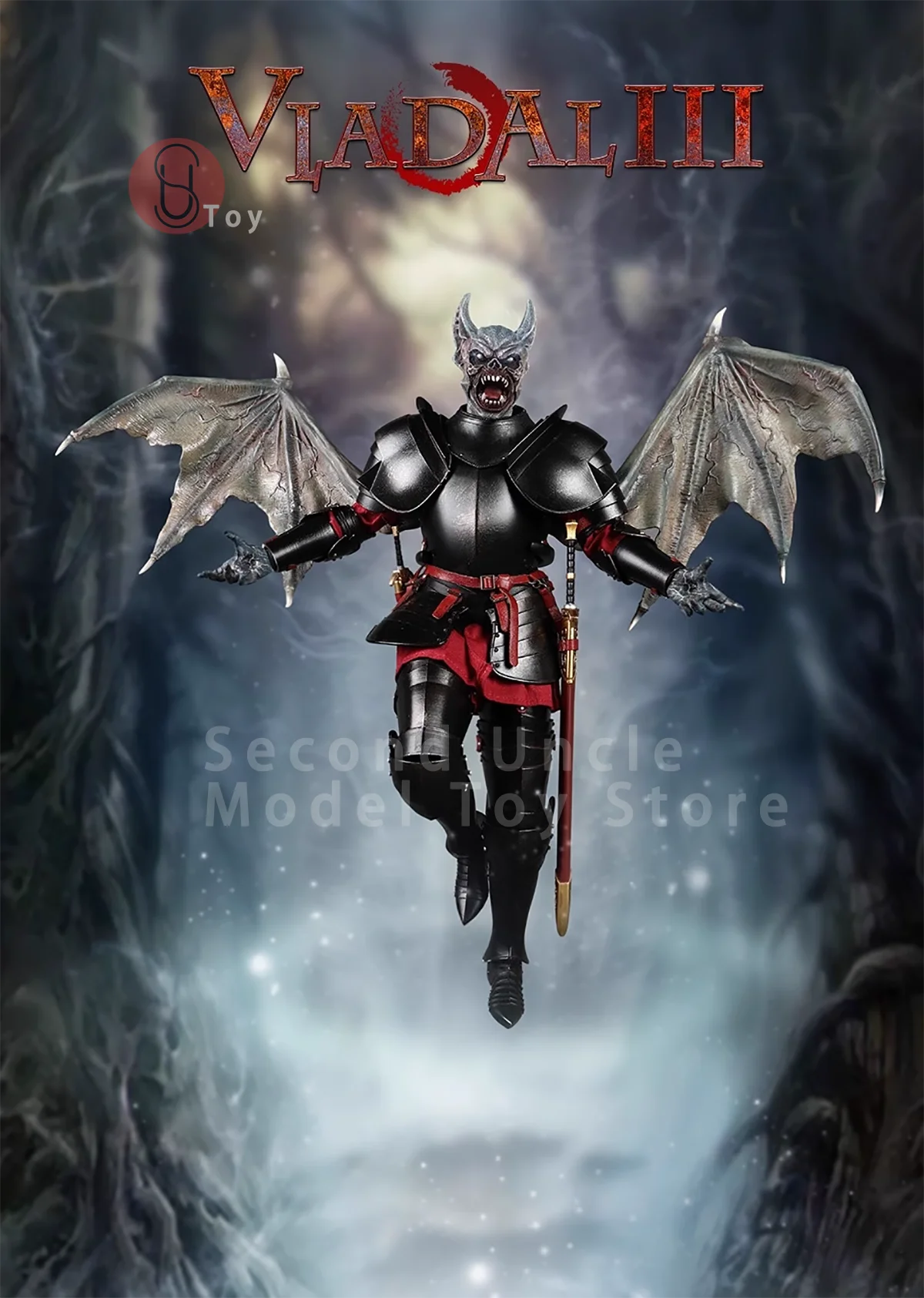 

Original COOMODEL NS010 1/6 Nightmare Series Black Knight VLADAL III Male Soldier Action figure Doll Full Set Collectible Toy