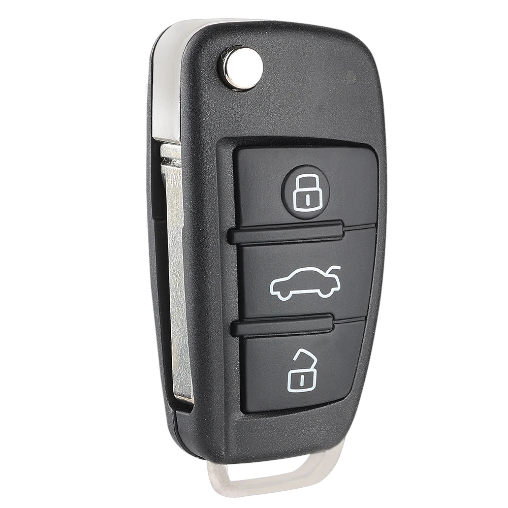 DIYKEY 8E0 837 220AF Inteligentny pilot zdalnego sterowania z 3 przyciskami do Audi Q7 2007-2015 433MHz - 8E Chip Car Key Fob 8E 0837220 AF