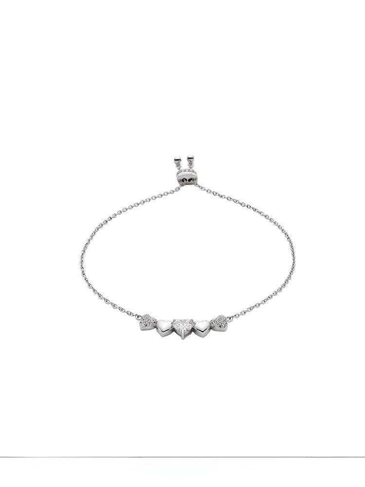 guukahero-heart-shaped-zircon-bracelet-for-women-summer-ins-style-versatile-simple-design-unique-small-audience-jewelry-acces