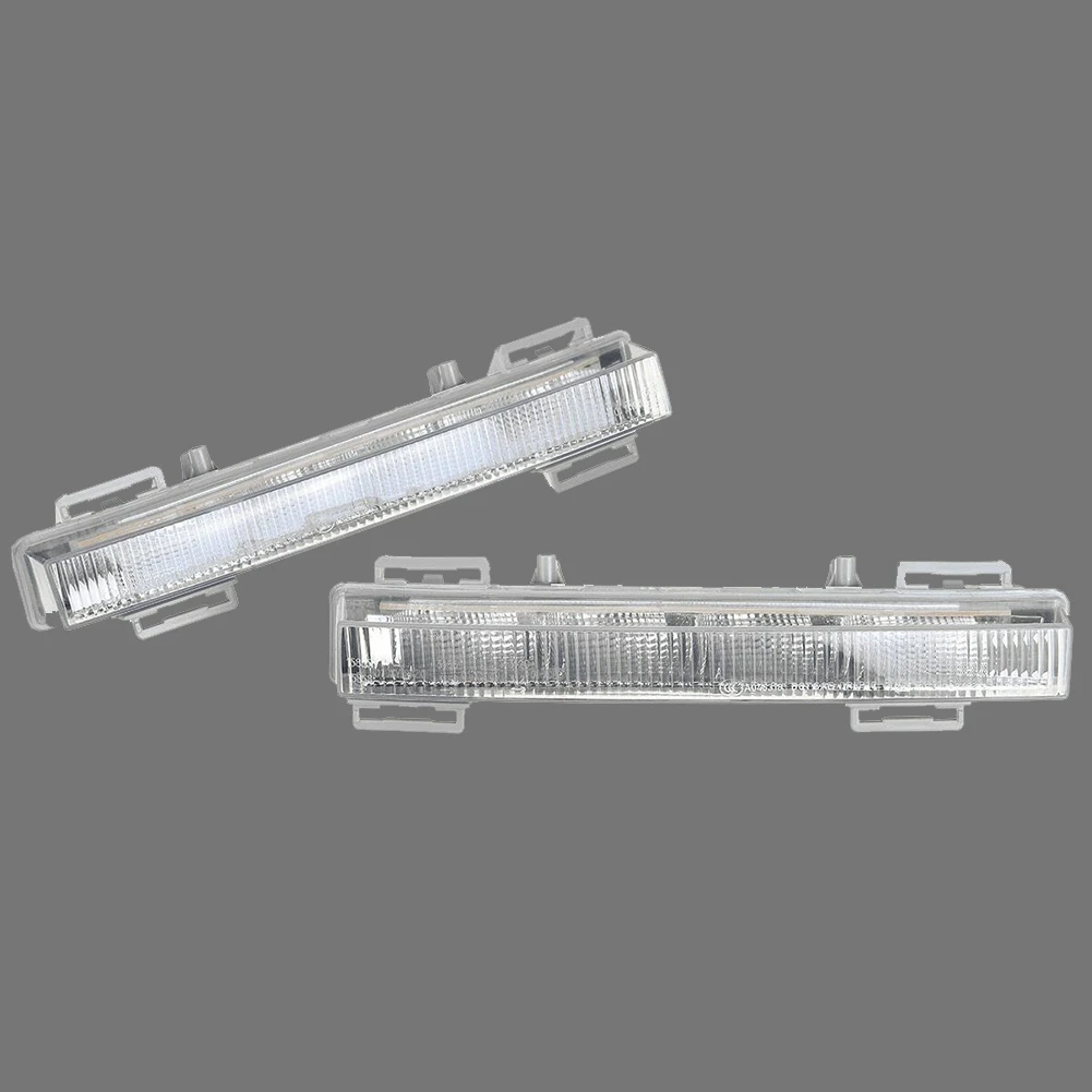 Stablize For Mercedes Benz W166 ML350 ML400 X204 GLK350 2012-2015 Car Front LED Daytime Running Light DRL Fog Lamp