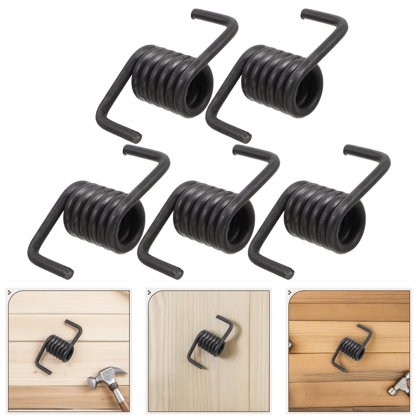 

5Pcs Cutting Machine Replacement Springs Torsional Accessory for Steel Cutterbar High Elasticity Precision Springs with Hooks