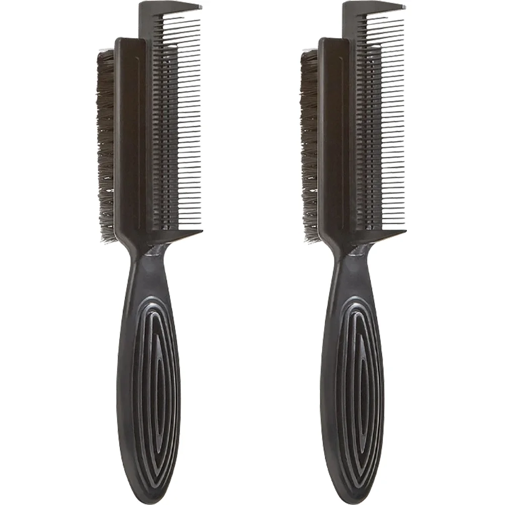 2 Pcs Hair Brush Cleaning Tool for Slicking Back Men Smoothing Sleek Ponytail Comb Cleaner Curly Products