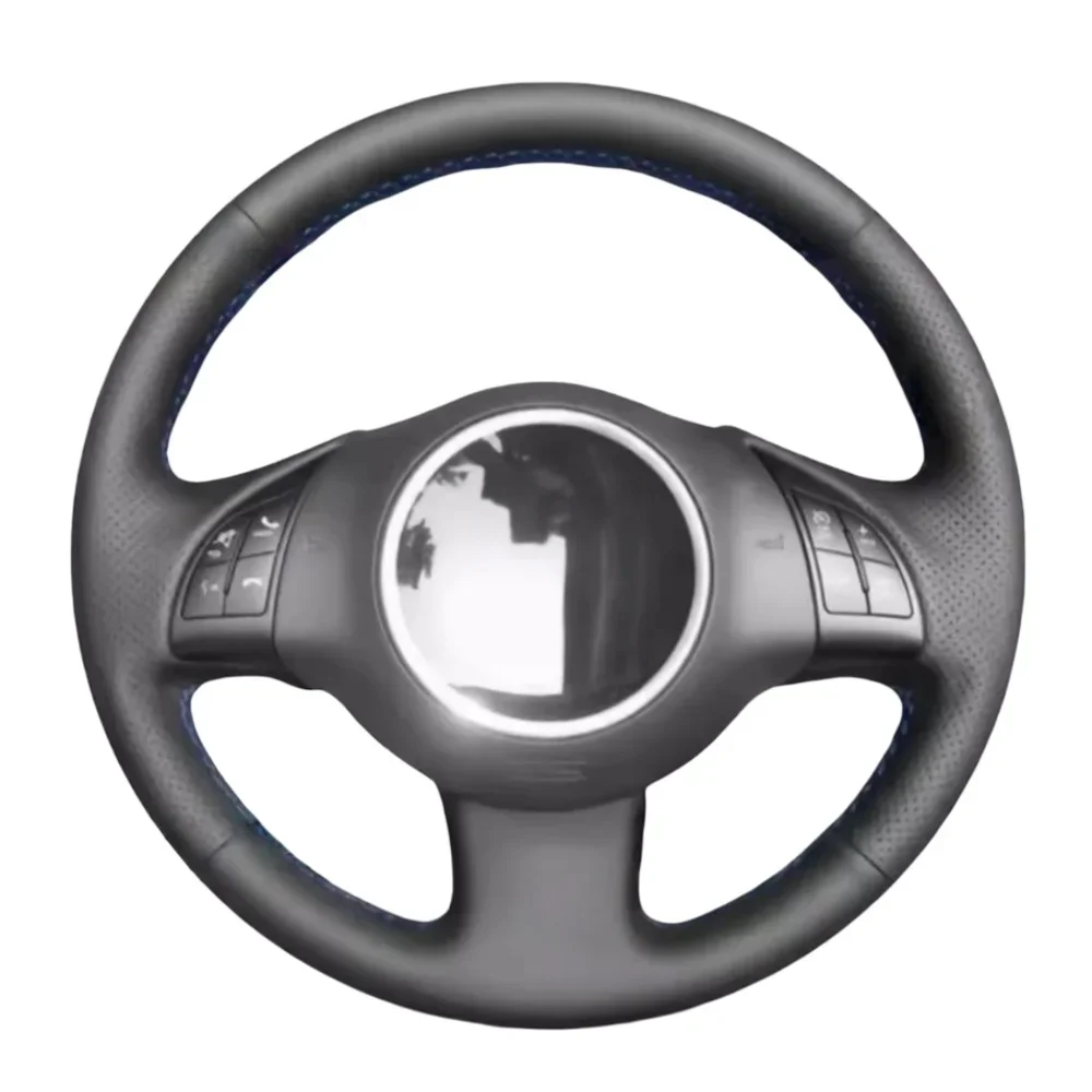 Customized Car Steering Wheel Cover 500 2007-2015 500e 2014-2018 500C 2014-2017 Non-Slip Car DIY Steering Wrap For Fiat 500