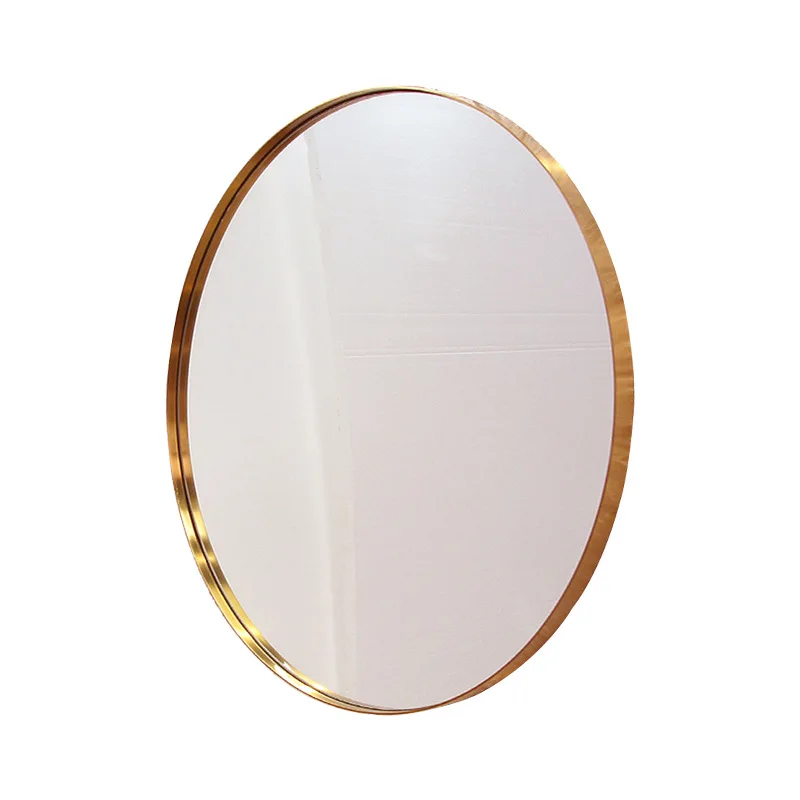 

Round wall-mounted cosmetic mirror, anti-fog washstand decorative mirror