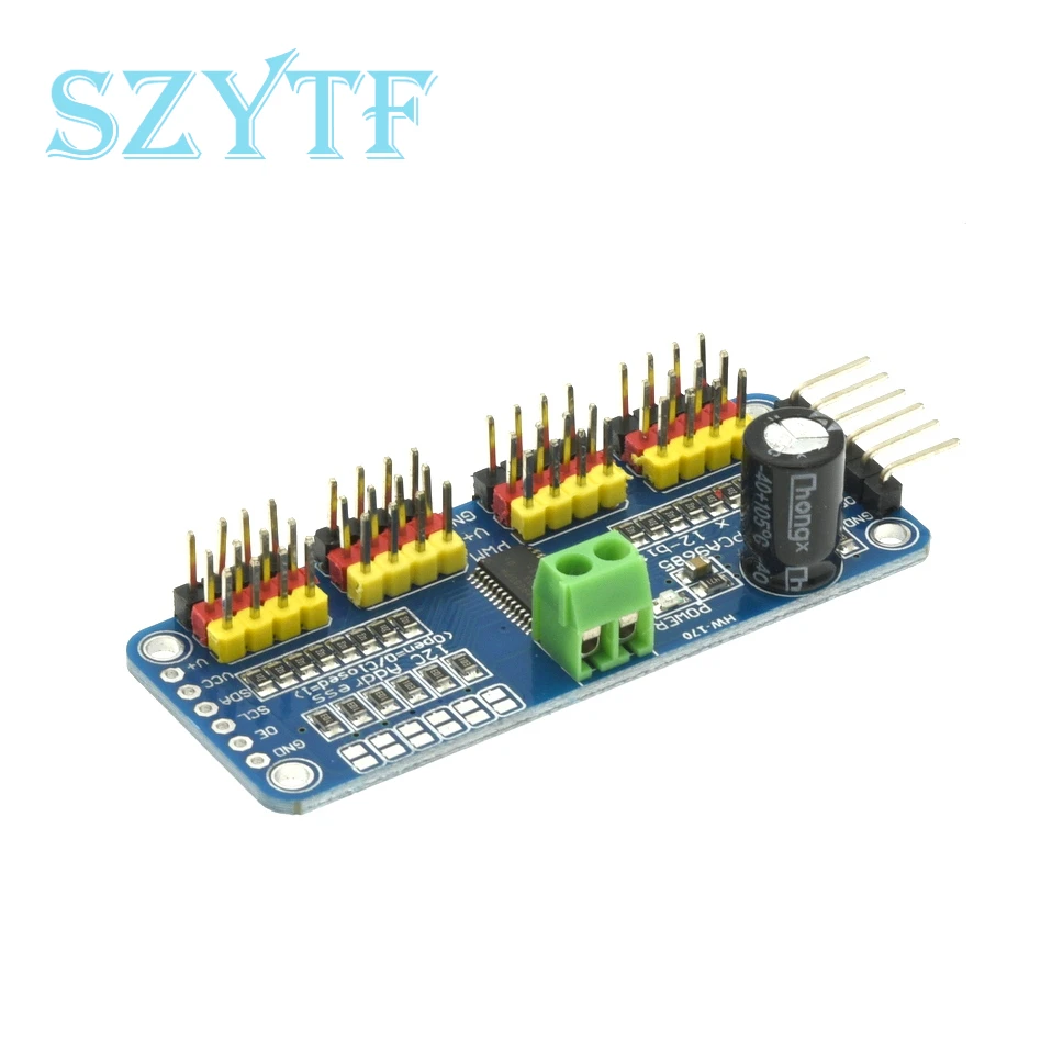 PCA9685 16 Channel 12-Bit PWM Servo Driver Module I2C Interface for Arduino Raspberry Pi ESP32