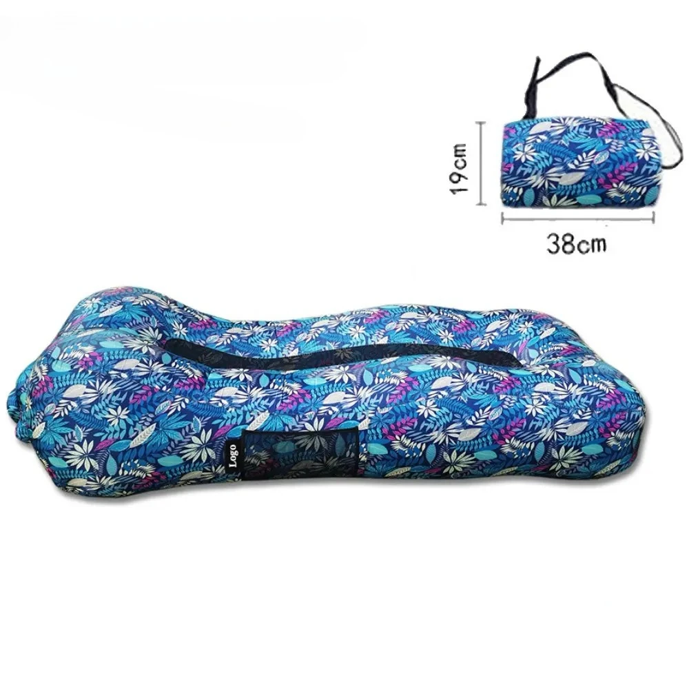 Inflatable Sofa Bed Swimming Pool Floating Raft Sac Beach Garden Outdoor Portable Folding Camping Chaise Lounge Recliner Pouf view 4