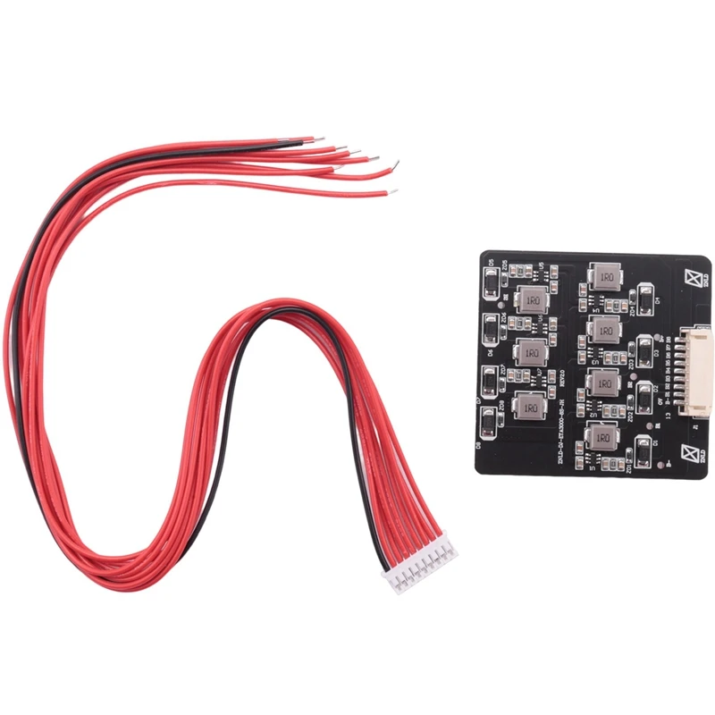 1Set Black 8S Active Balancer Board Lifepo4 Lipo Li-Ion Lithium Battery Energy Transfer Board