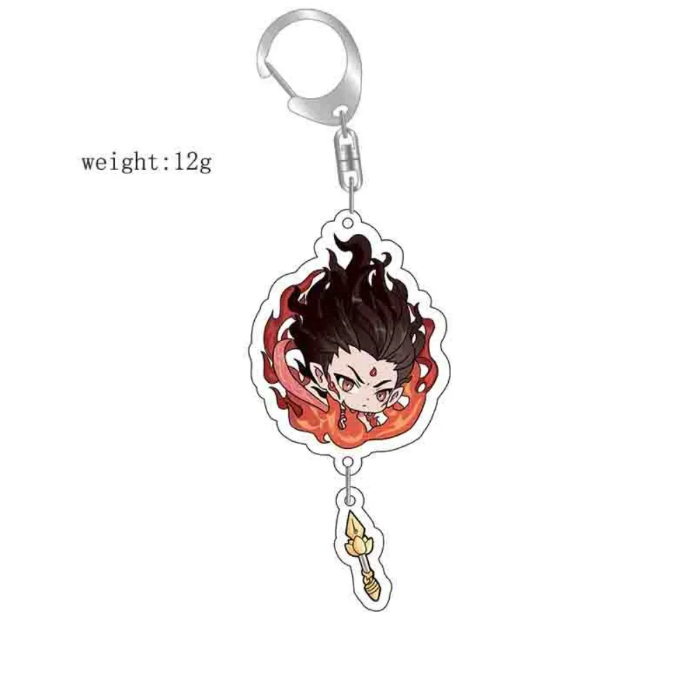 Nezha's Demon Boy Comes to the World Ao Bing Shen Gong Leopard Nezha Acrylic Keychain