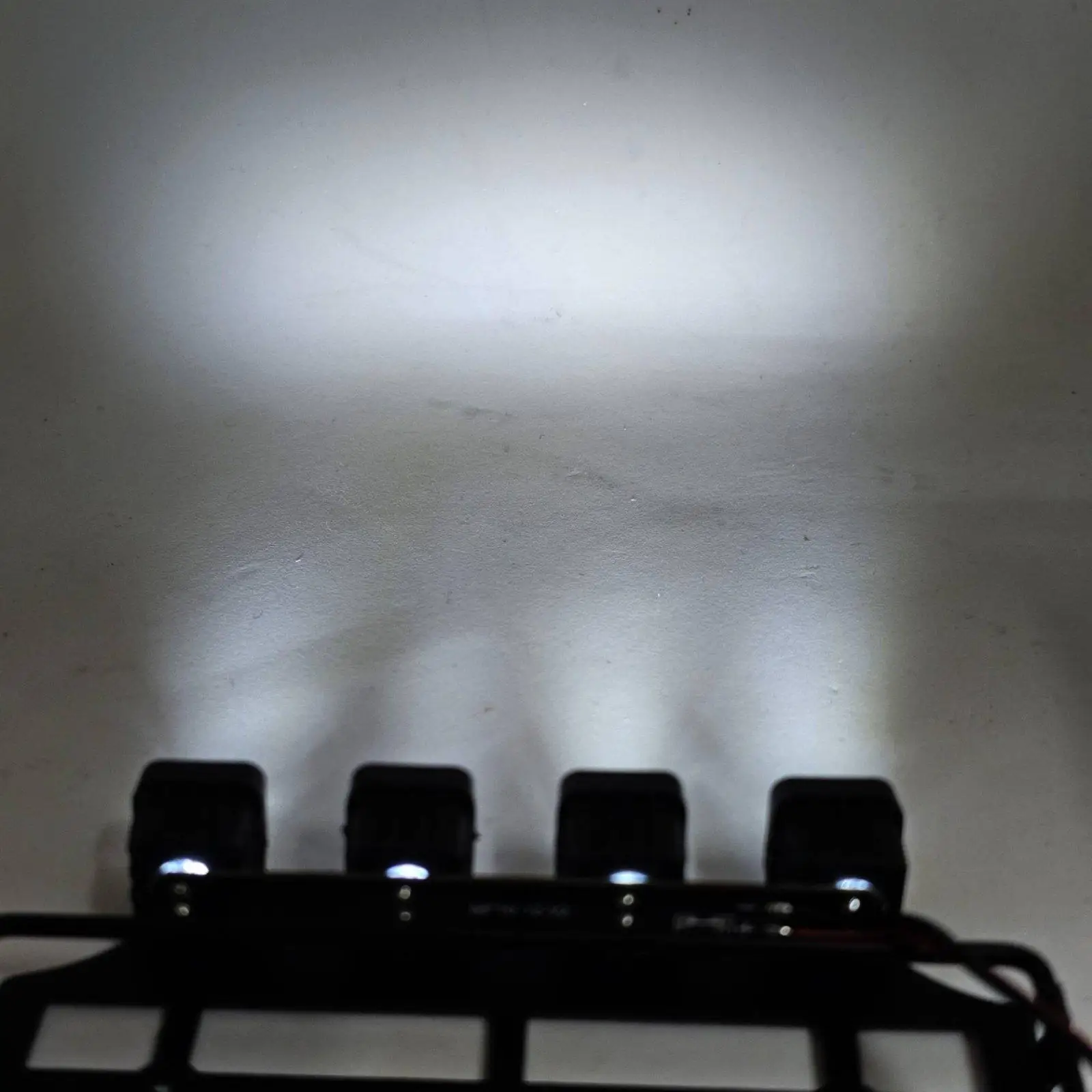 Led Roof Rack Metal Construction RC Roof Carrier Rack Upgrade Part for MN82 Model Car Fans, Repair