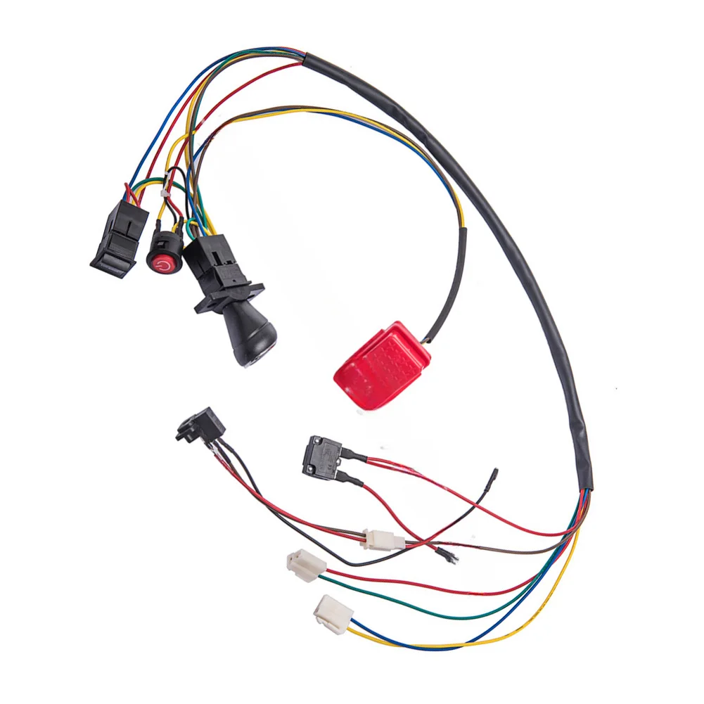 6V 12V Electric Conversion Harness for Childrens Ride On Toys with Forward Reverse Gear Switch High Low Switch and Fuse