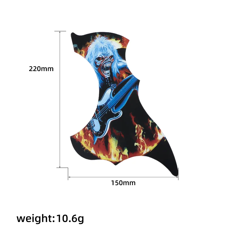 

Защита медиатора для акустической гитары — самоклеящаяся пластина для защиты от царапин для деталей и аксессуаров для народной гитары