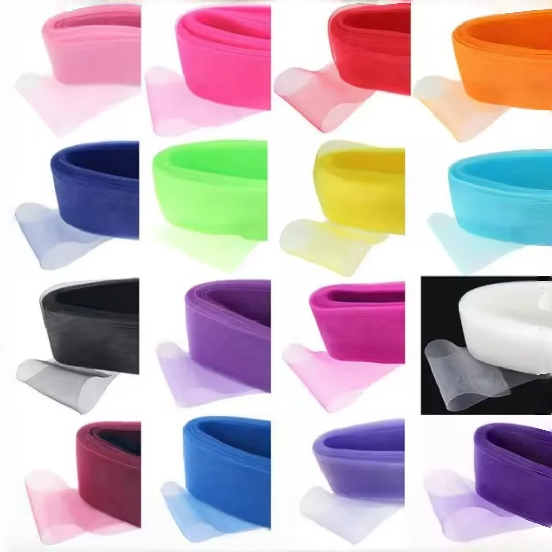 Lightweight Flat Plain Crin Horsehair Braid Flexible Sinamay Ribbon Accessory For Millinery Craft And Women Hat DIY view 2